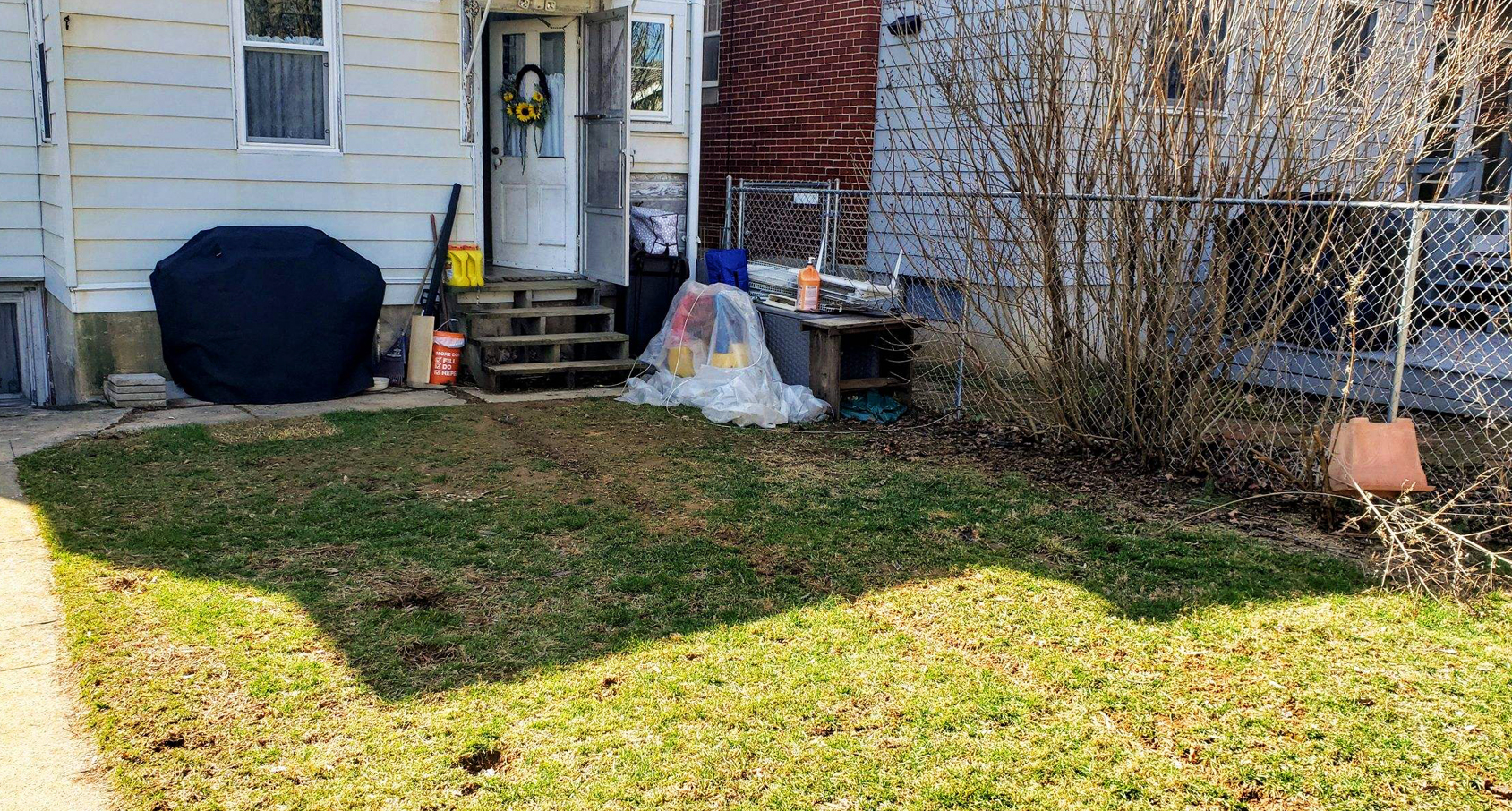 Before Wood Deck Construction in Chambersburg PA