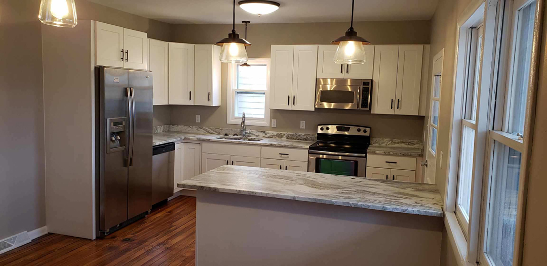 After: Chambersburg Kitchen Renovation Fix & Flip